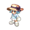 Purple Beach Straw Hat